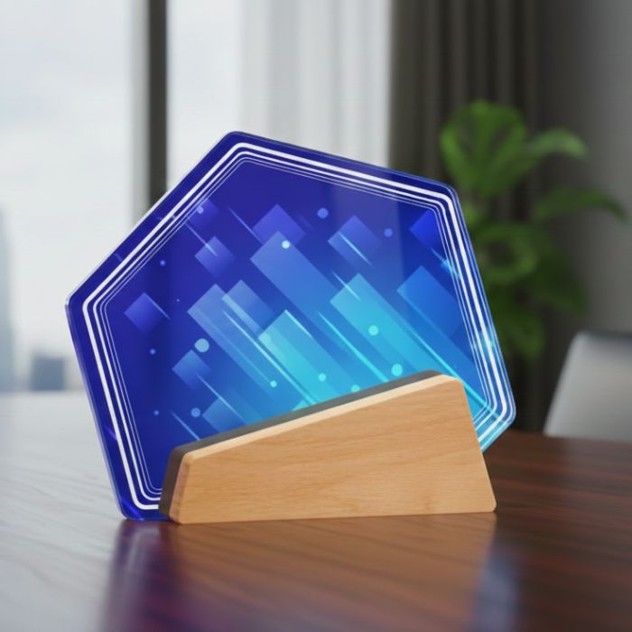 Premium Wooden Trophy Model - PT075