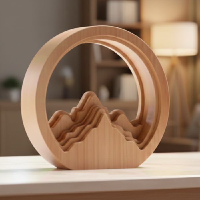 Premium Wooden Trophy Model - PT091