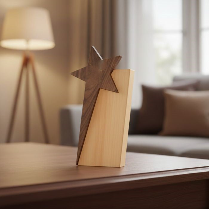 Premium Wooden Trophy Model - PT064