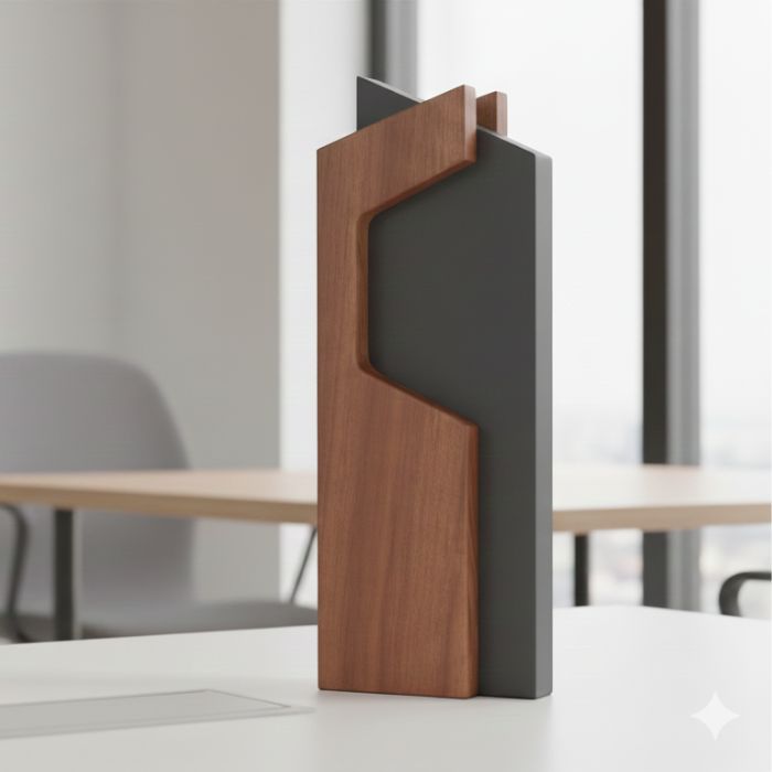 Premium Wooden Trophy Model - PT008