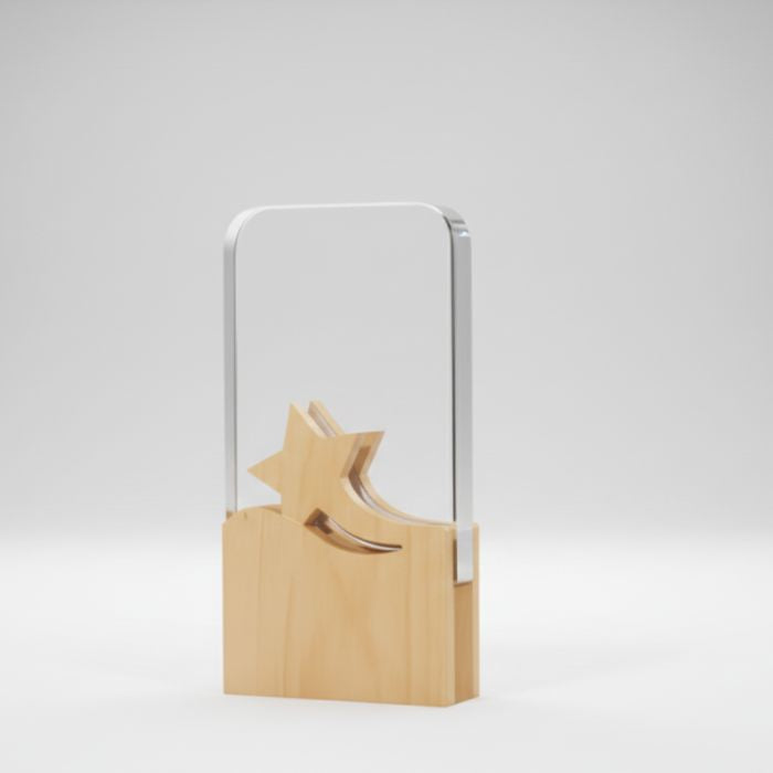 Premium Wooden Trophy Model - PT058