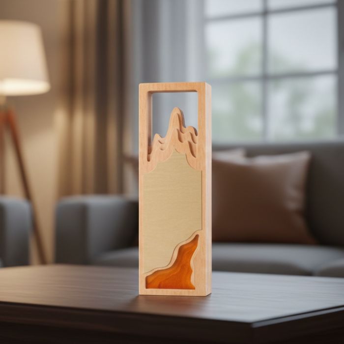 Premium Wooden Trophy Model - PT059