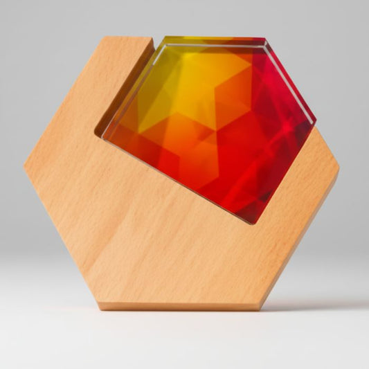 Premium Wooden Trophy Model - PT062