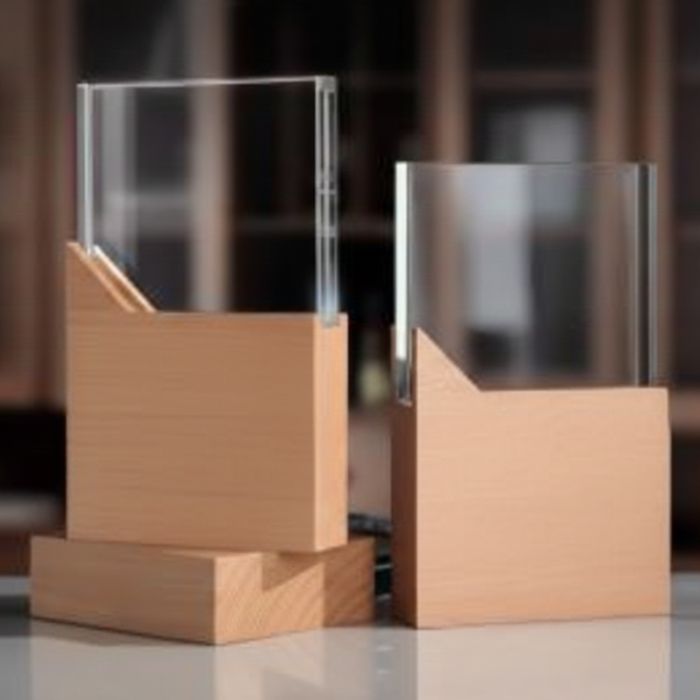 Premium Wooden Trophy Model - PT066