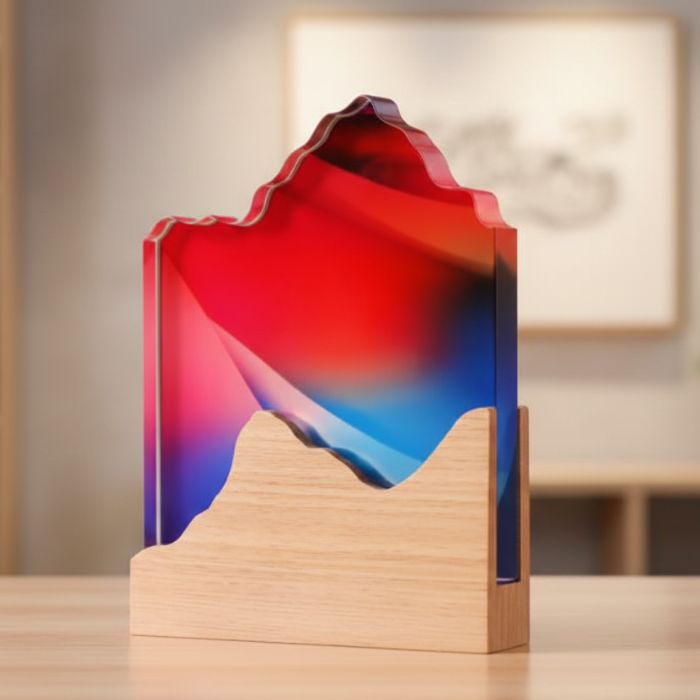 Premium Wooden Trophy Model - PT070