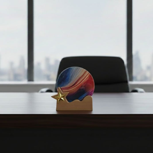 Premium Wooden Trophy Model - PT078