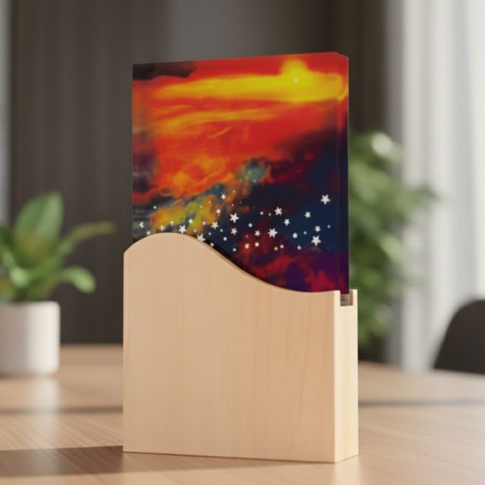 Premium Wooden Trophy Model - PT086