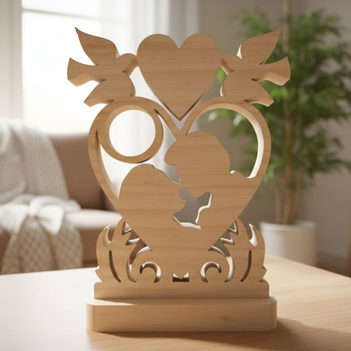 Laser Engraving Wood Model - LW074