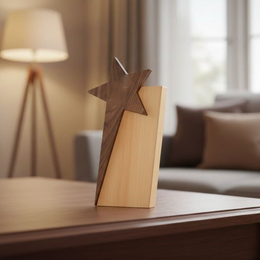 Premium Wooden Trophy Model - PT064