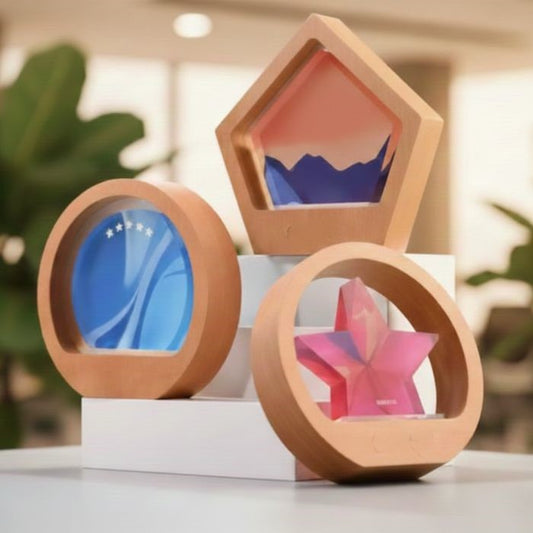 Premium Wooden Trophy Model - PT051