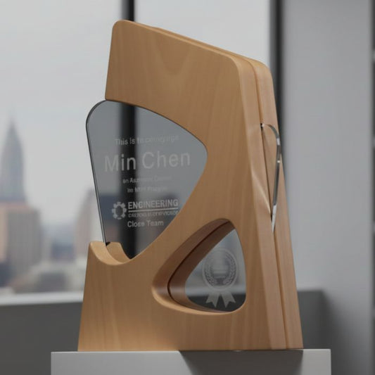 Premium Wooden Trophy Model - PT006
