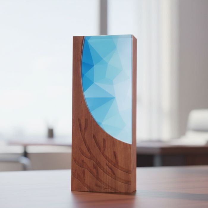 Premium Wooden Trophy Model - PT016