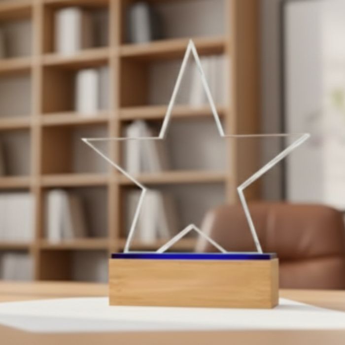 Premium Wooden Trophy Model - PT020