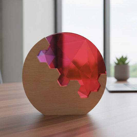 Premium Wooden Trophy Model - PT021