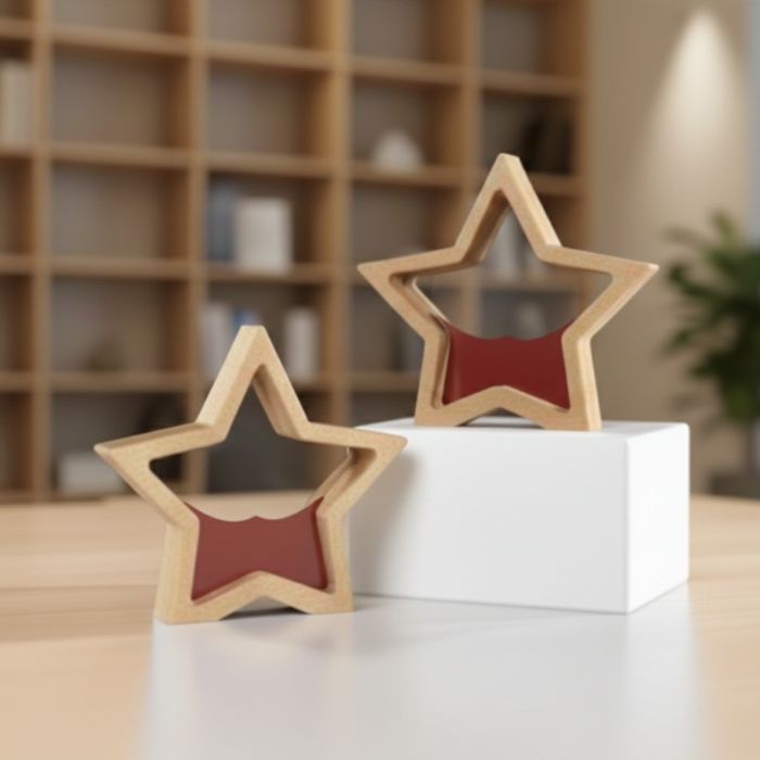 Premium Wooden Trophy Model - PT026