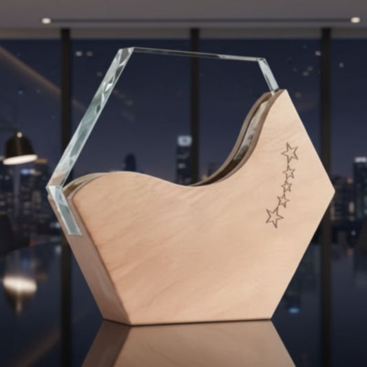 Premium Wooden Trophy Model - PT037