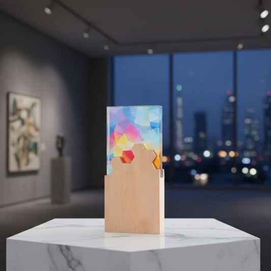 Premium Wooden Trophy Model - PT038