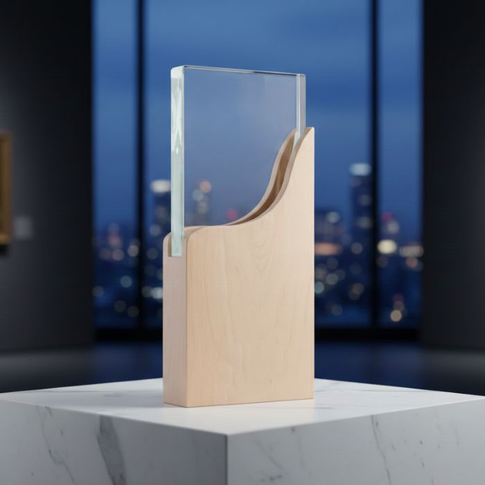 Premium Wooden Trophy Model - PT039