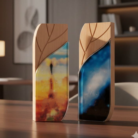 Premium Wooden Trophy Model - PT002